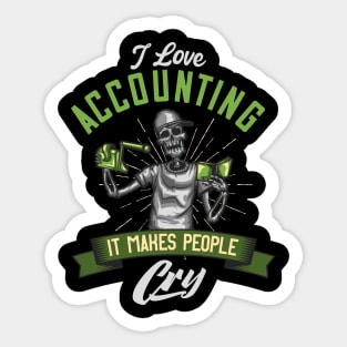 Accounting Funny Saying Accountant Gift Sticker